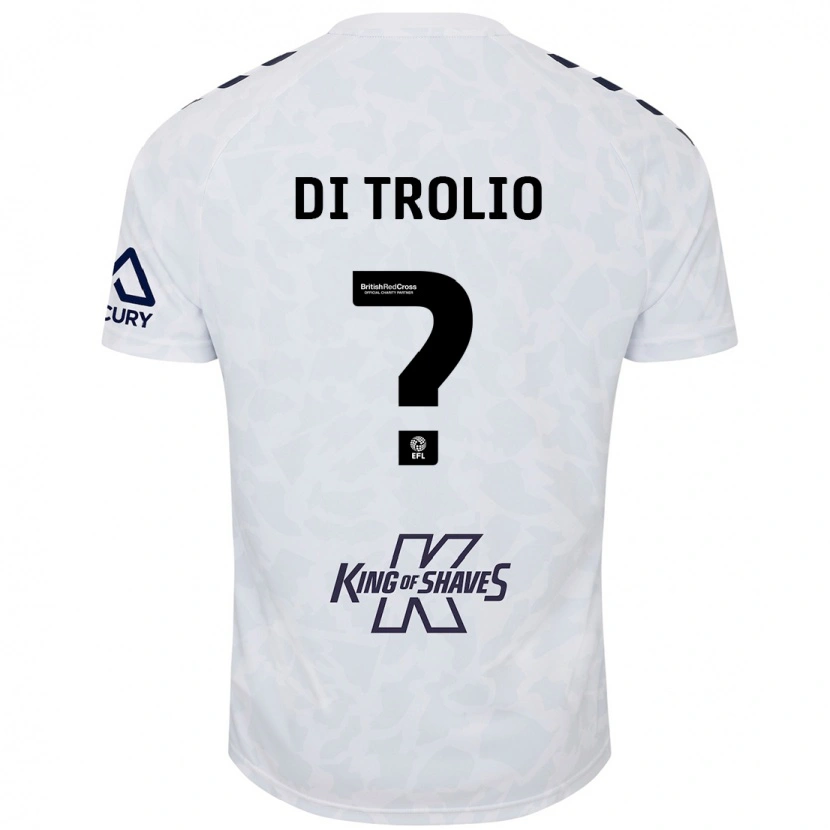 Danxen Kid Riccardo Di Trolio #0 White Away Jersey 2024/25 T-Shirt