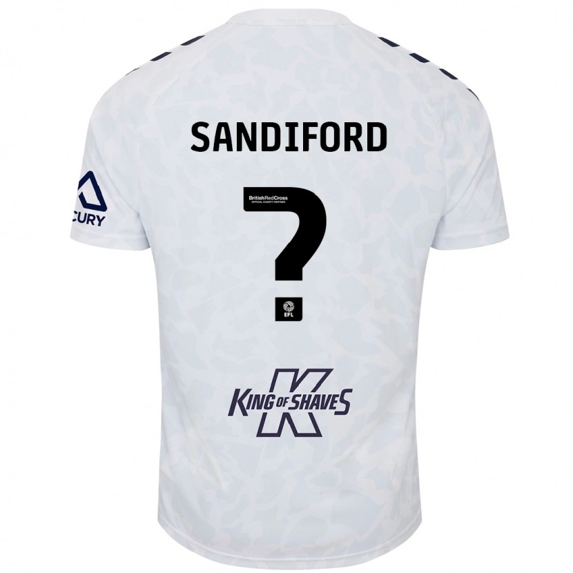 Danxen Kid Greg Sandiford #0 White Away Jersey 2024/25 T-Shirt