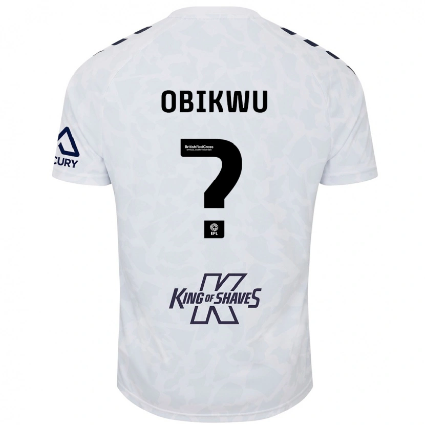 Danxen Kid Justin Obikwu #0 White Away Jersey 2024/25 T-Shirt