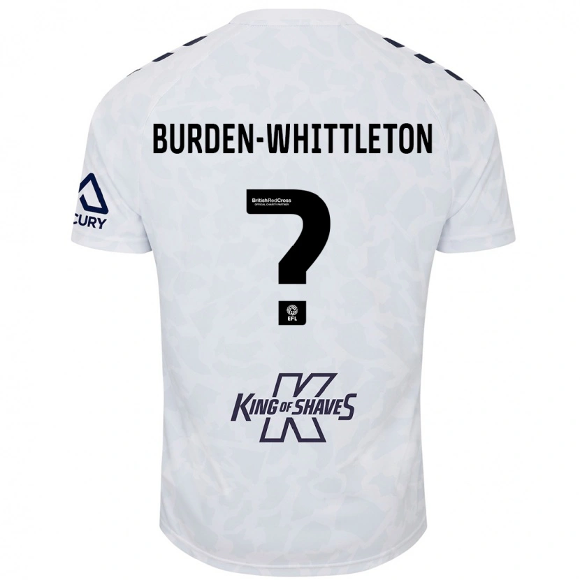 Danxen Kid Charlie Burden-Whittleton #0 White Away Jersey 2024/25 T-Shirt