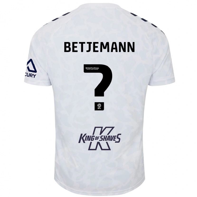 Danxen Kid Elliot Betjemann #0 White Away Jersey 2024/25 T-Shirt