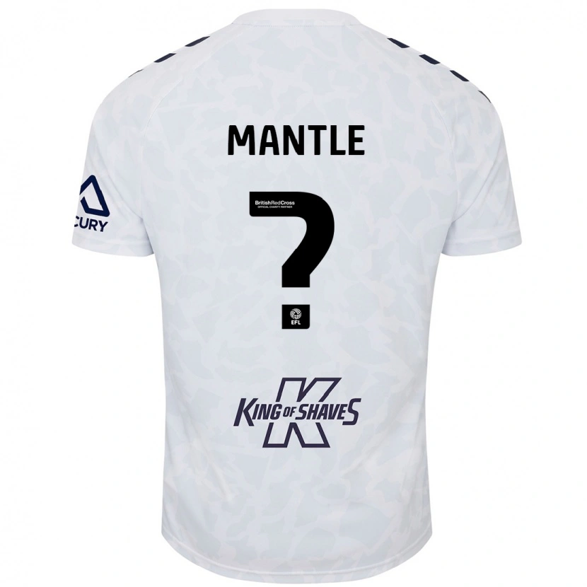 Danxen Kid David Mantle #0 White Away Jersey 2024/25 T-Shirt