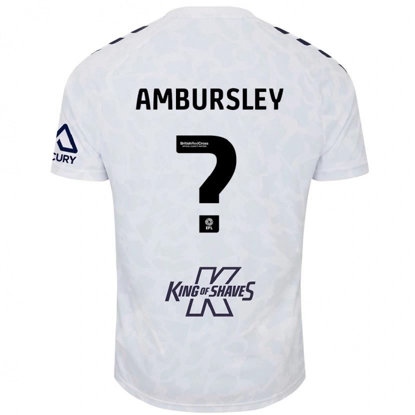 Danxen Kid Conrad Ambursley #0 White Away Jersey 2024/25 T-Shirt