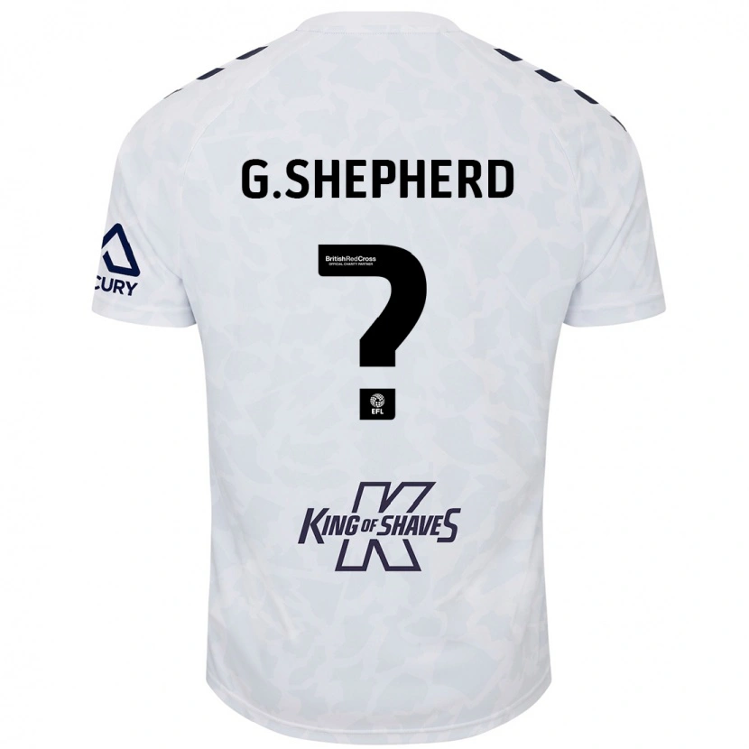 Danxen Kid George Shepherd #0 White Away Jersey 2024/25 T-Shirt