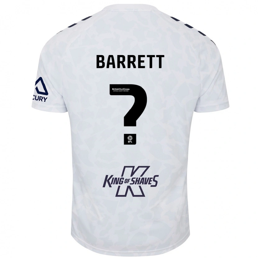 Danxen Kid Marlow Barrett #0 White Away Jersey 2024/25 T-Shirt