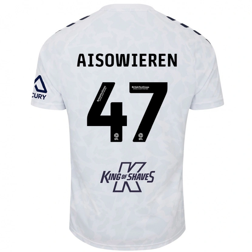 Danxen Kid Evan Eghosa Aisowieren #47 White Away Jersey 2024/25 T-Shirt