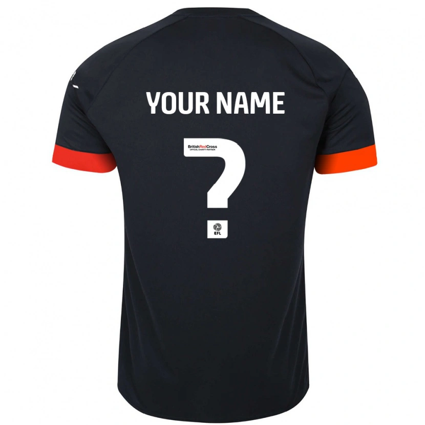 Danxen Kid Your Name #0 Black Orange Away Jersey 2024/25 T-Shirt