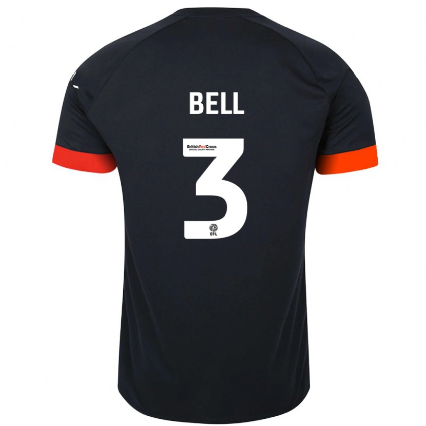 Danxen Kid Amari'i Bell #3 Black Orange Away Jersey 2024/25 T-Shirt