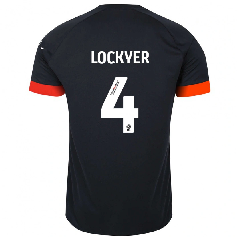 Danxen Kid Tom Lockyer #4 Black Orange Away Jersey 2024/25 T-Shirt