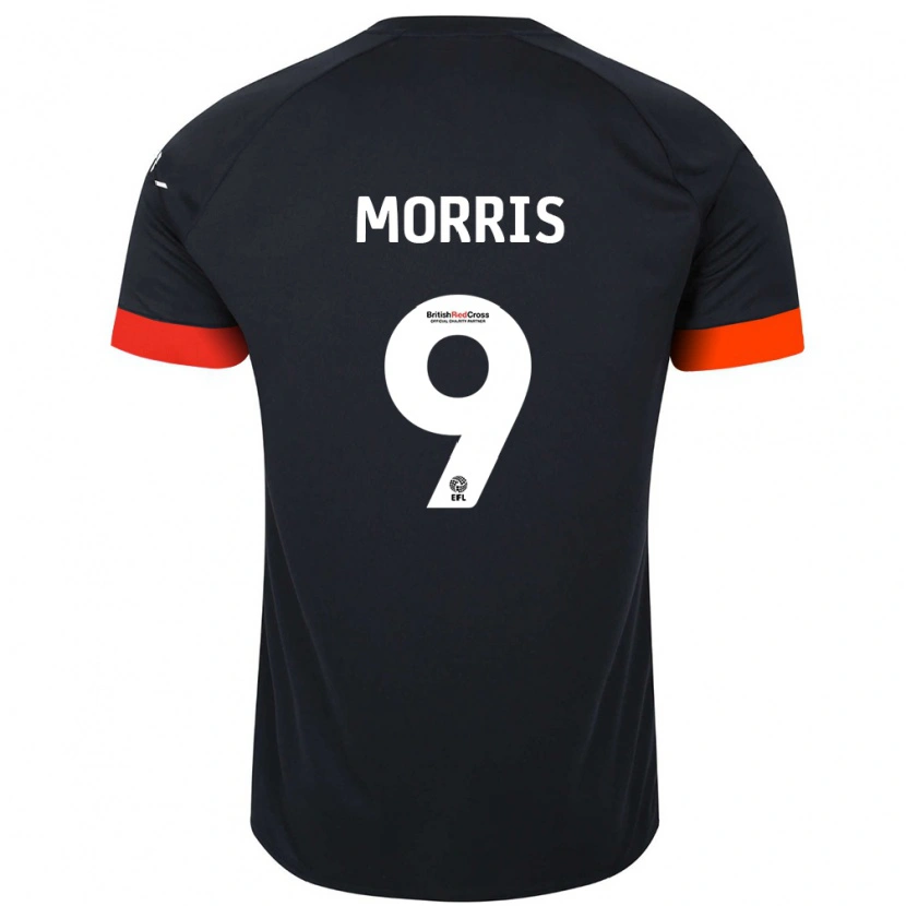 Danxen Kid Carlton Morris #9 Black Orange Away Jersey 2024/25 T-Shirt