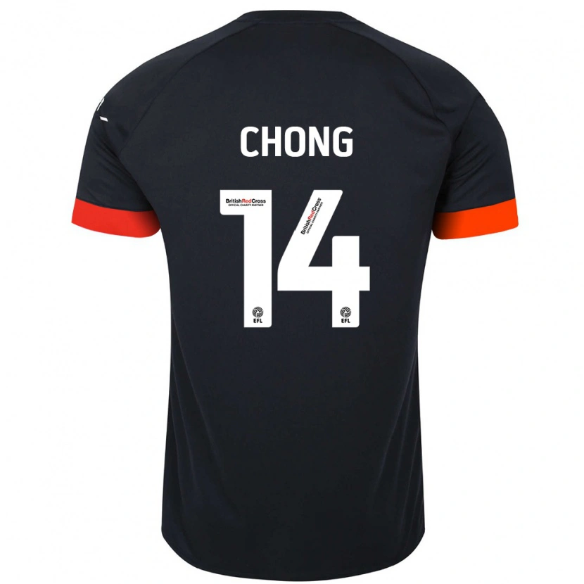 Danxen Kid Tahith Chong #14 Black Orange Away Jersey 2024/25 T-Shirt