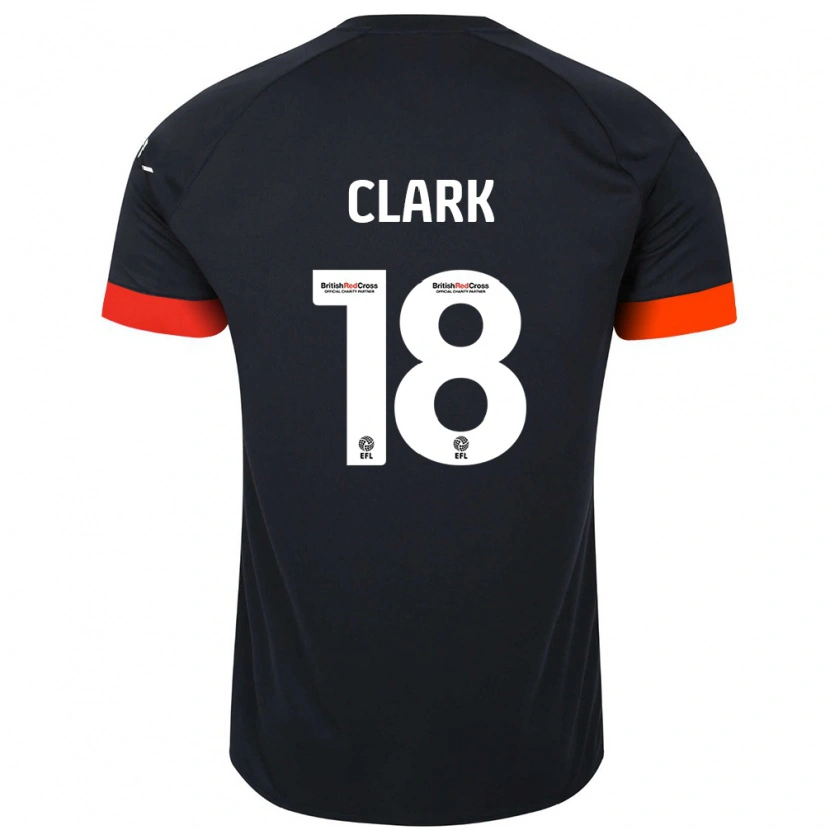 Danxen Kid Jordan Clark #18 Black Orange Away Jersey 2024/25 T-Shirt