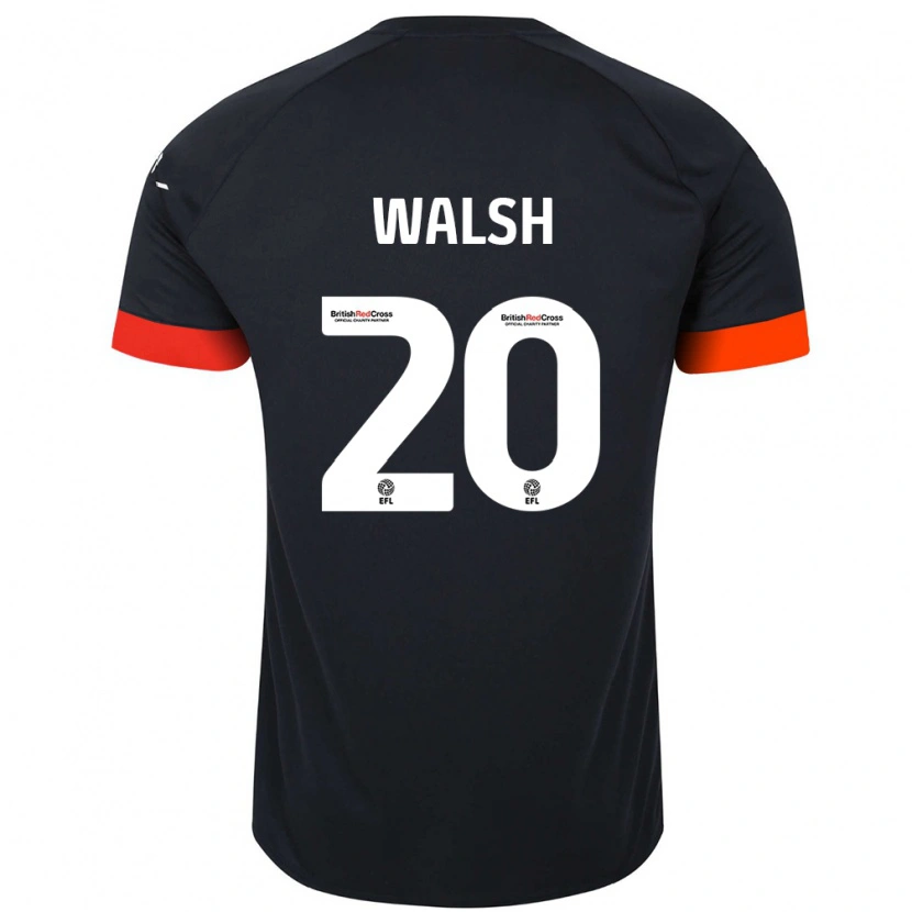 Danxen Kid Liam Walsh #20 Black Orange Away Jersey 2024/25 T-Shirt