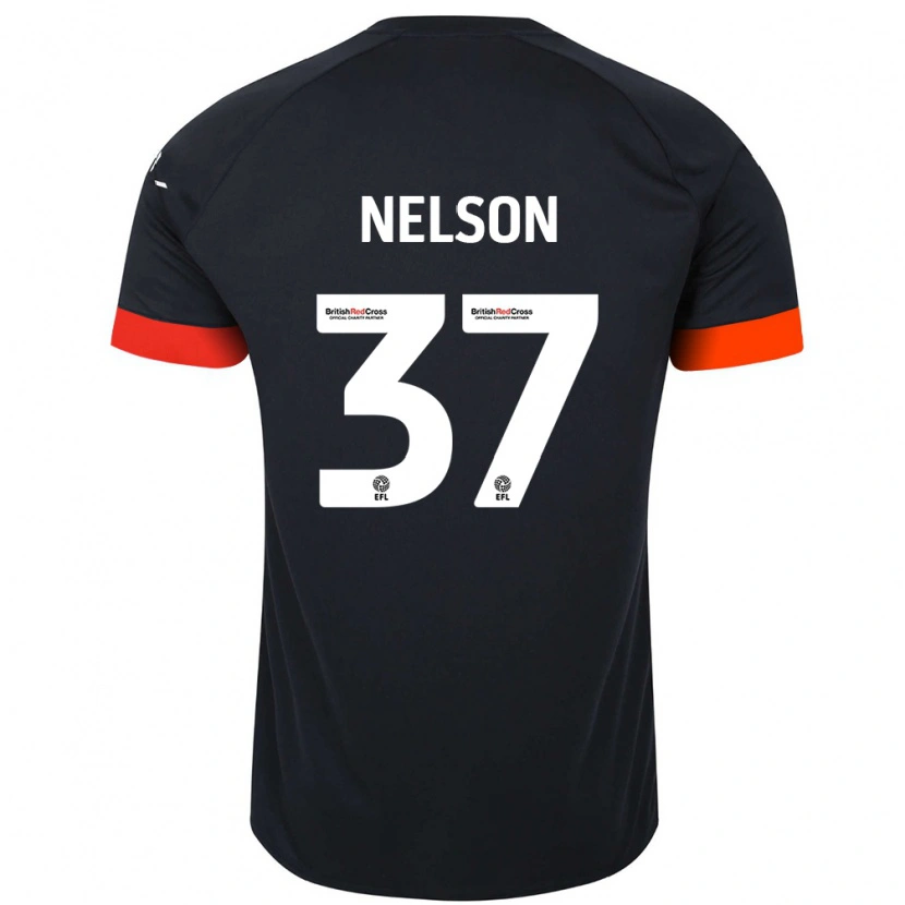 Danxen Kid Zack Nelson #37 Black Orange Away Jersey 2024/25 T-Shirt