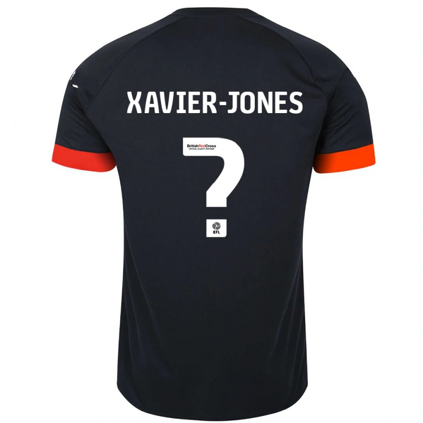 Danxen Kid Tate Xavier-Jones #0 Black Orange Away Jersey 2024/25 T-Shirt