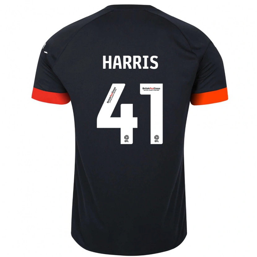 Danxen Kid Taylan Harris #41 Black Orange Away Jersey 2024/25 T-Shirt