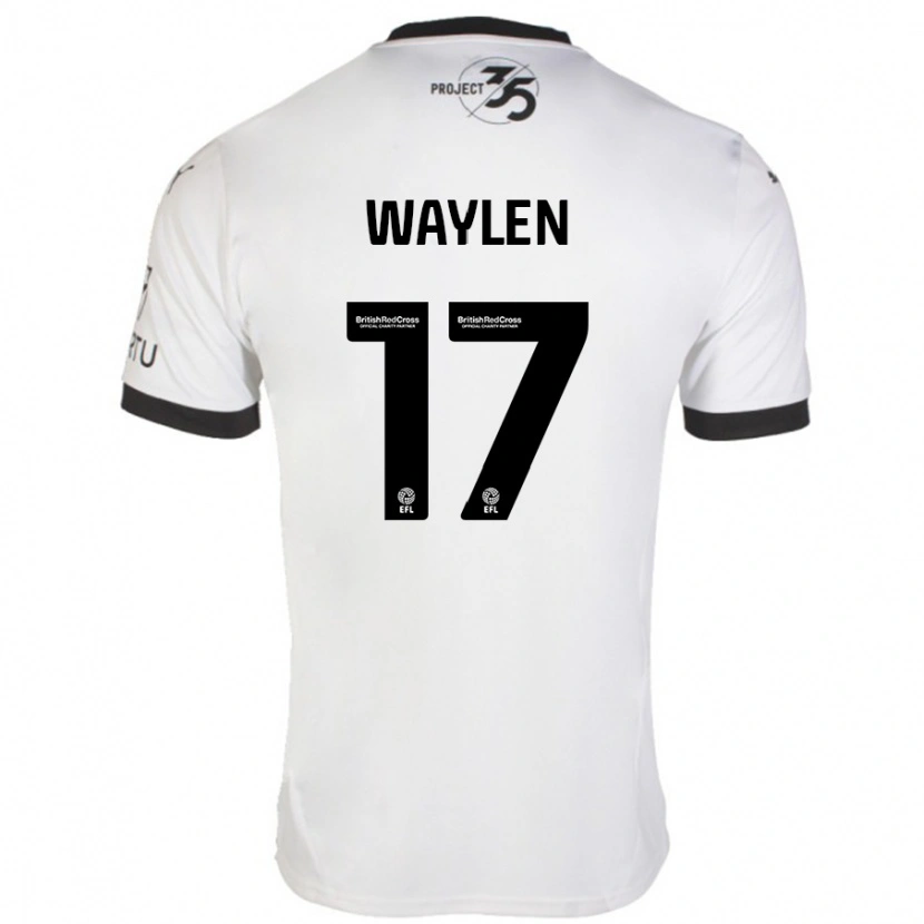 Danxen Kid Libby Waylen #17 White Black Away Jersey 2024/25 T-Shirt