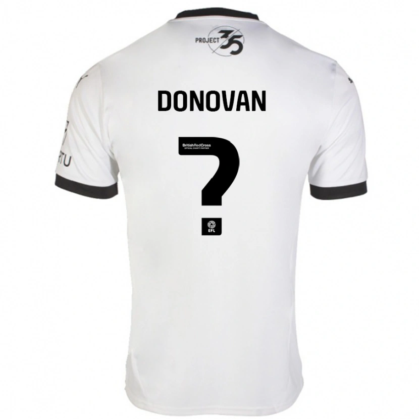 Danxen Kid Henry Donovan #0 White Black Away Jersey 2024/25 T-Shirt