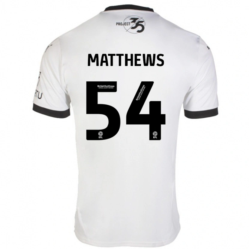 Danxen Kid Jack Matthews #54 White Black Away Jersey 2024/25 T-Shirt