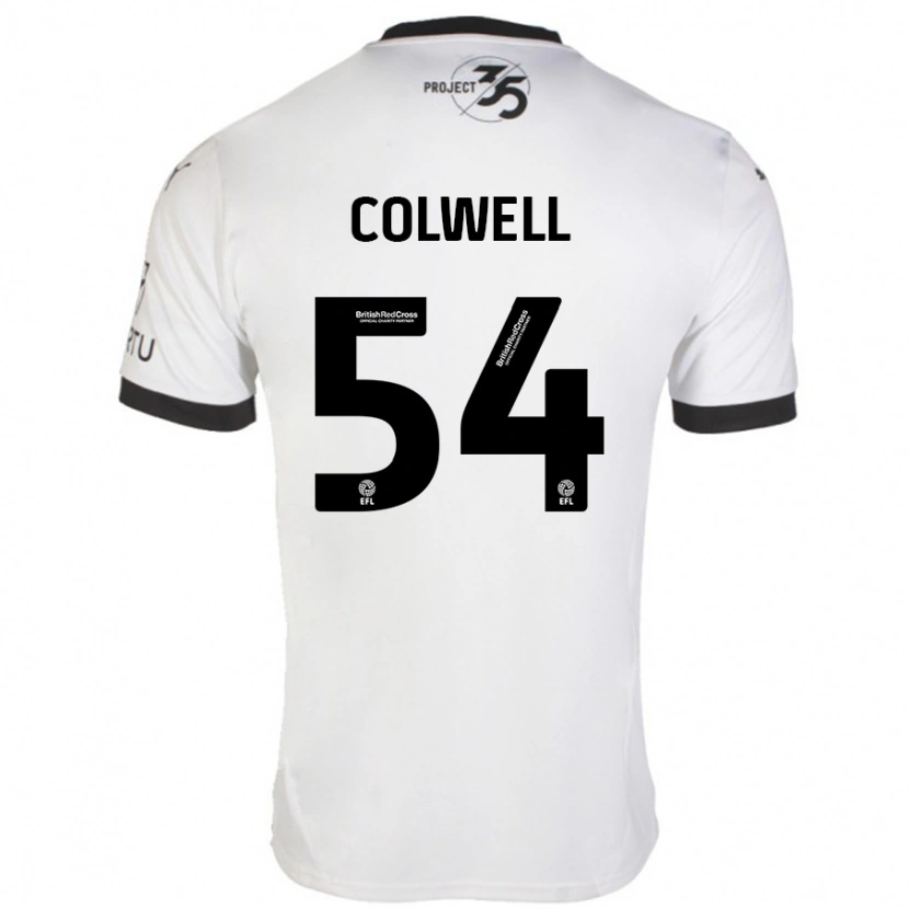 Danxen Kid Lewis Colwell #54 White Black Away Jersey 2024/25 T-Shirt