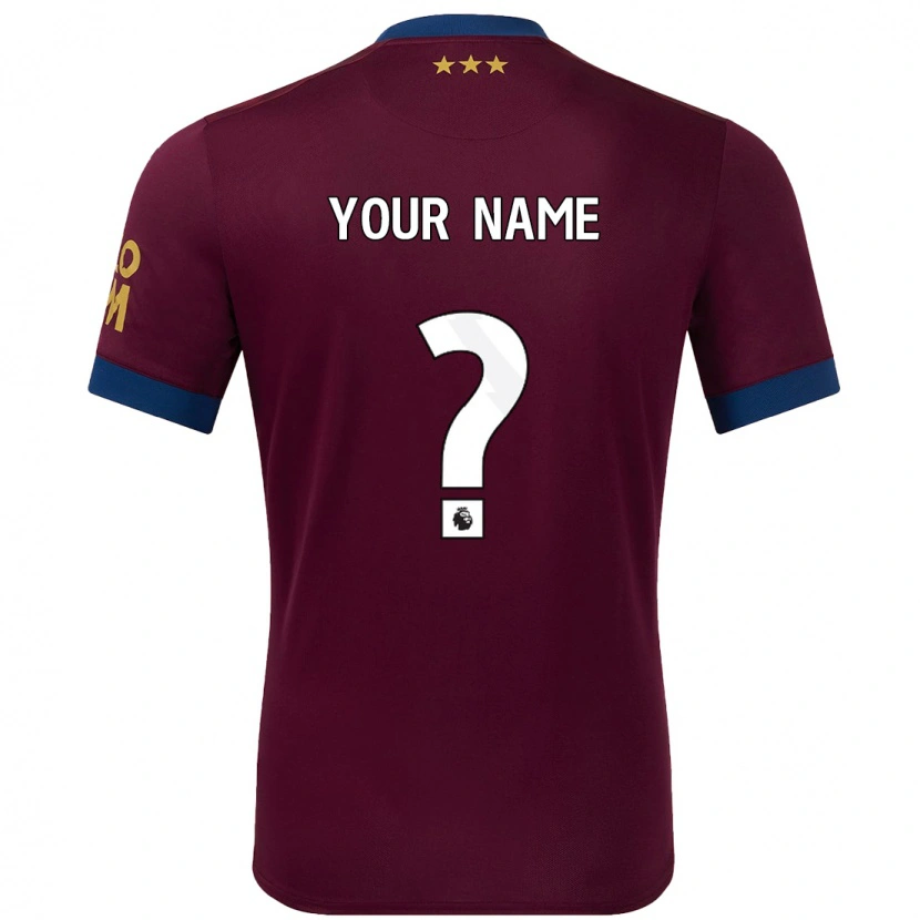 Danxen Kid Your Name #0 Brown Away Jersey 2024/25 T-Shirt