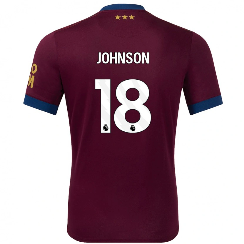 Danxen Kid Ben Johnson #18 Brown Away Jersey 2024/25 T-Shirt