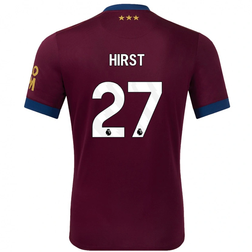 Danxen Kid George Hirst #27 Brown Away Jersey 2024/25 T-Shirt