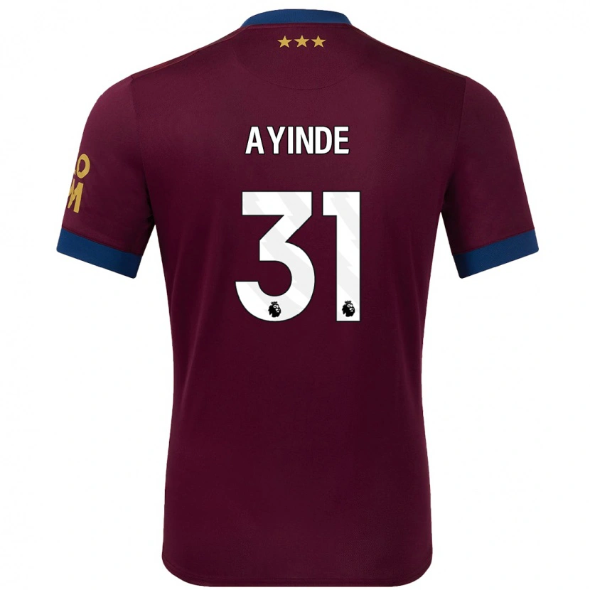 Danxen Kid Leon Ayinde #31 Brown Away Jersey 2024/25 T-Shirt