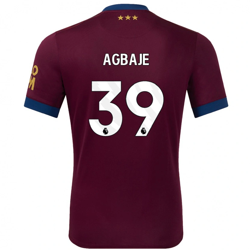 Danxen Kid Edwin Agbaje #39 Brown Away Jersey 2024/25 T-Shirt