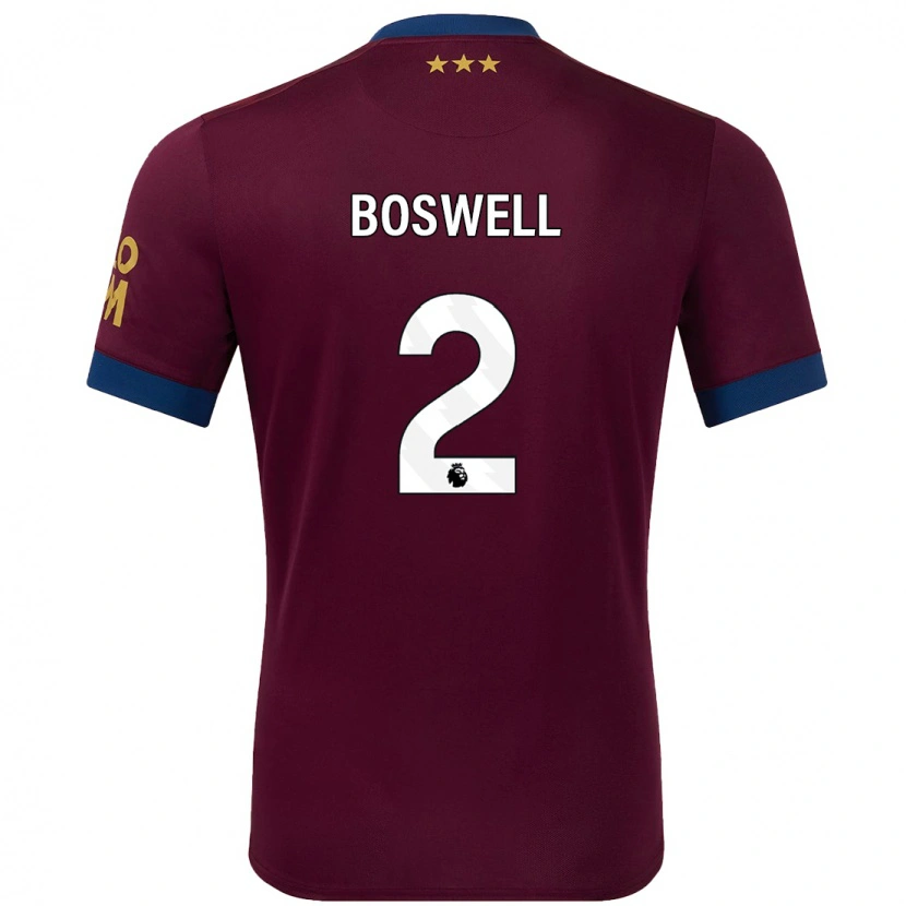 Danxen Kid Maria Boswell #2 Brown Away Jersey 2024/25 T-Shirt