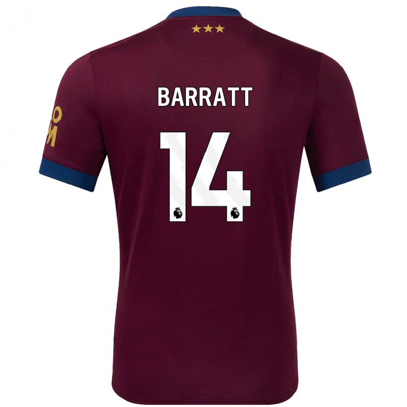 Danxen Kid Zoe Barratt #14 Brown Away Jersey 2024/25 T-Shirt