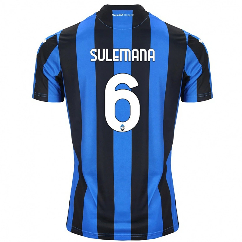 Danxen Men Ibrahim Sulemana #6 Blue Black Home Jersey 2024/25 T-Shirt