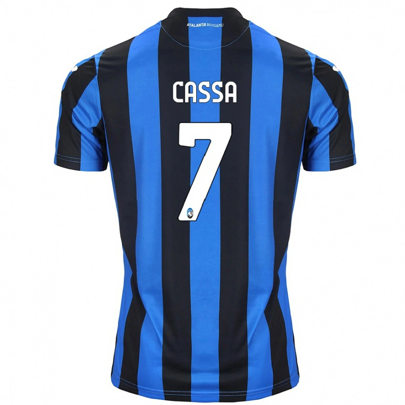 Danxen Men Federico Cassa #7 Blue Black Home Jersey 2024/25 T-Shirt