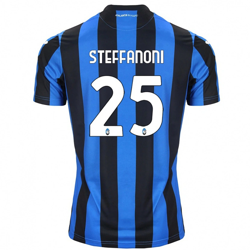 Danxen Men Federico Steffanoni #25 Blue Black Home Jersey 2024/25 T-Shirt