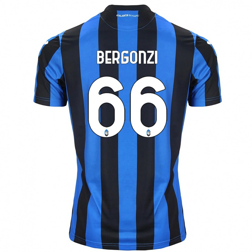 Danxen Men Federico Bergonzi #66 Blue Black Home Jersey 2024/25 T-Shirt