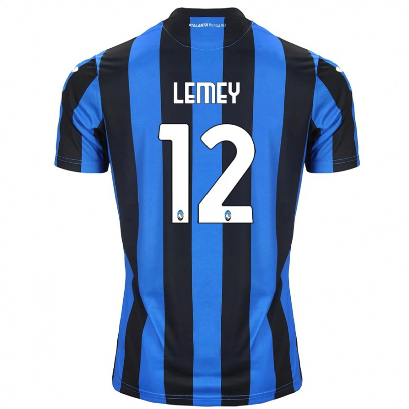 Danxen Men Diede Lemey #12 Blue Black Home Jersey 2024/25 T-Shirt