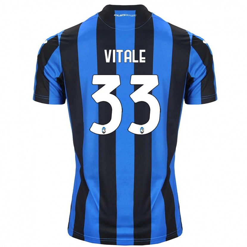 Danxen Men Francesca Vitale #33 Blue Black Home Jersey 2024/25 T-Shirt