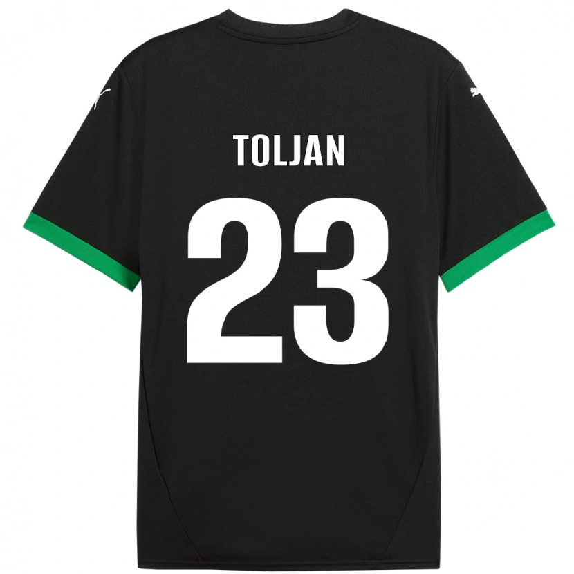 Danxen Men Jeremy Toljan #23 Black Dark Green Home Jersey 2024/25 T-Shirt