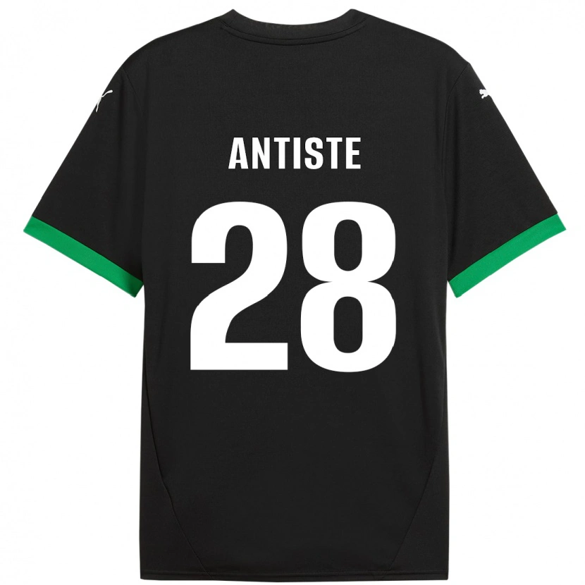 Danxen Men Janis Antiste #28 Black Dark Green Home Jersey 2024/25 T-Shirt