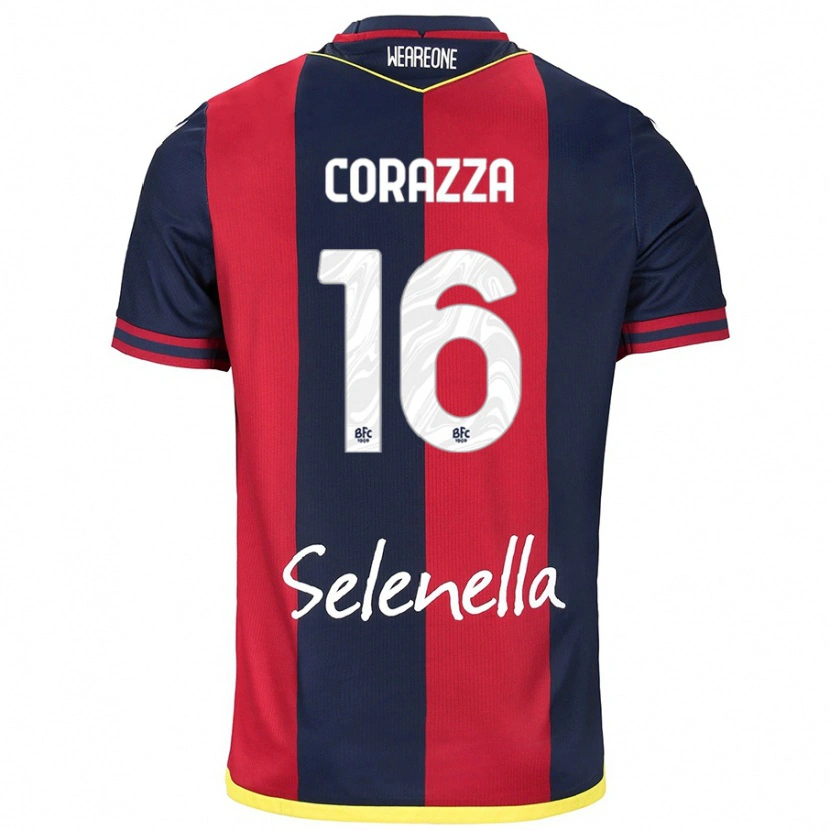 Danxen Men Tommaso Corazza #16 Red Royal Blue Home Jersey 2024/25 T-Shirt