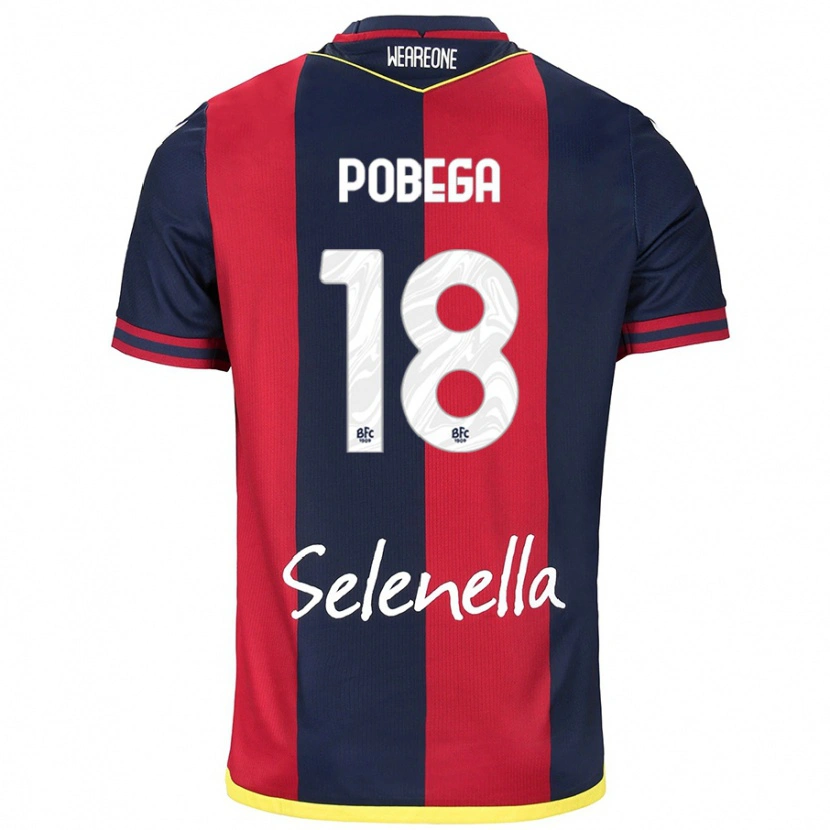 Danxen Men Tommaso Pobega #18 Red Royal Blue Home Jersey 2024/25 T-Shirt