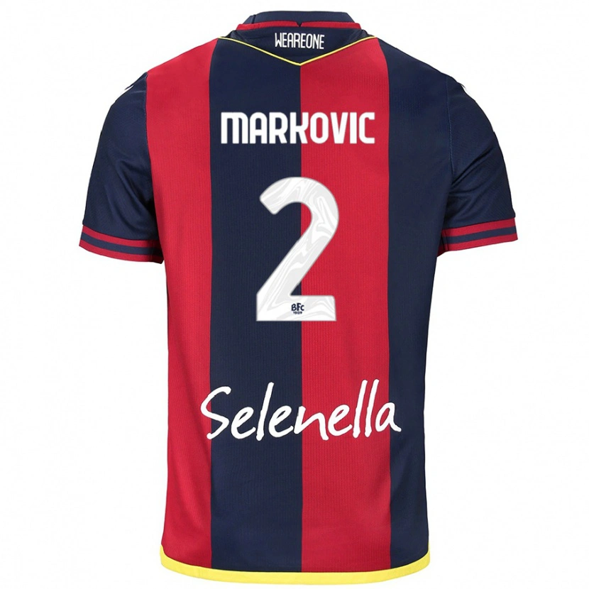 Danxen Men Petar Markovic #2 Red Royal Blue Home Jersey 2024/25 T-Shirt