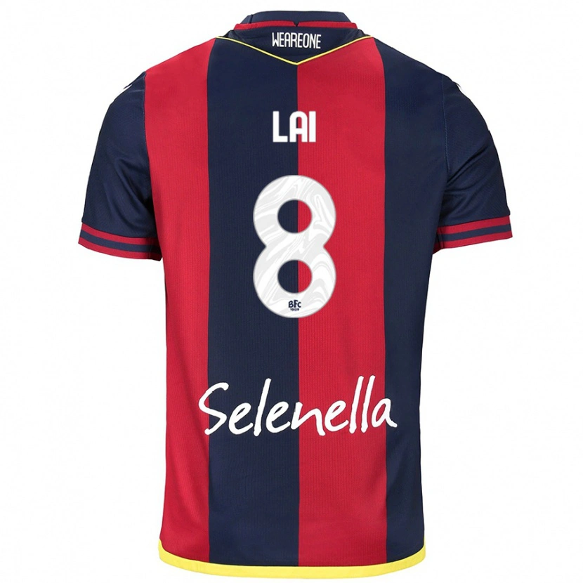 Danxen Men Luca Lai #8 Red Royal Blue Home Jersey 2024/25 T-Shirt