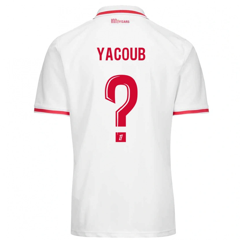 Danxen Men Béchir Yacoub #0 White Red Home Jersey 2024/25 T-Shirt