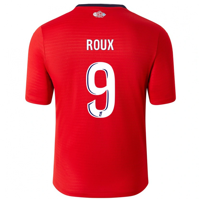 Danxen Men Danielle Roux #9 Red White Home Jersey 2024/25 T-Shirt