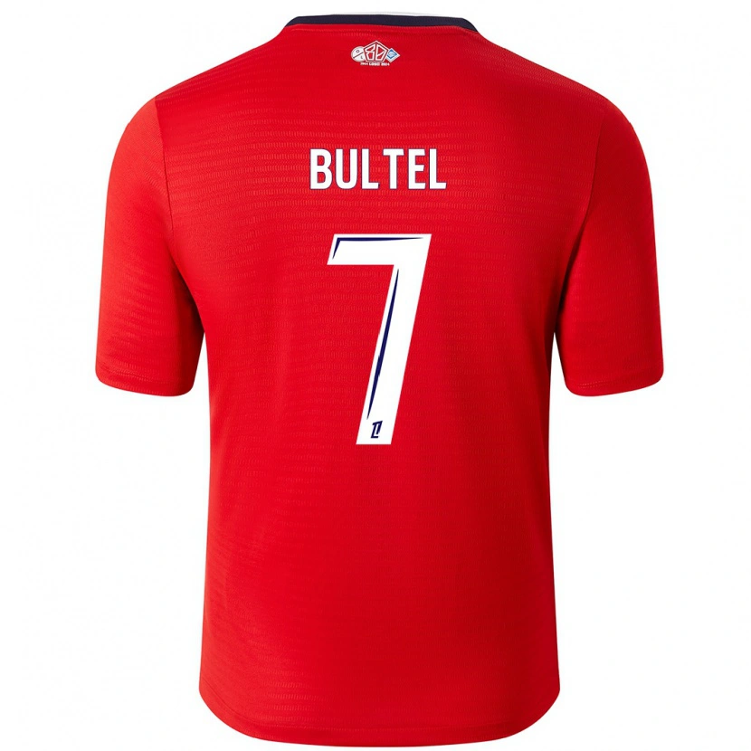 Danxen Men Ludivine Bultel #7 Red White Home Jersey 2024/25 T-Shirt