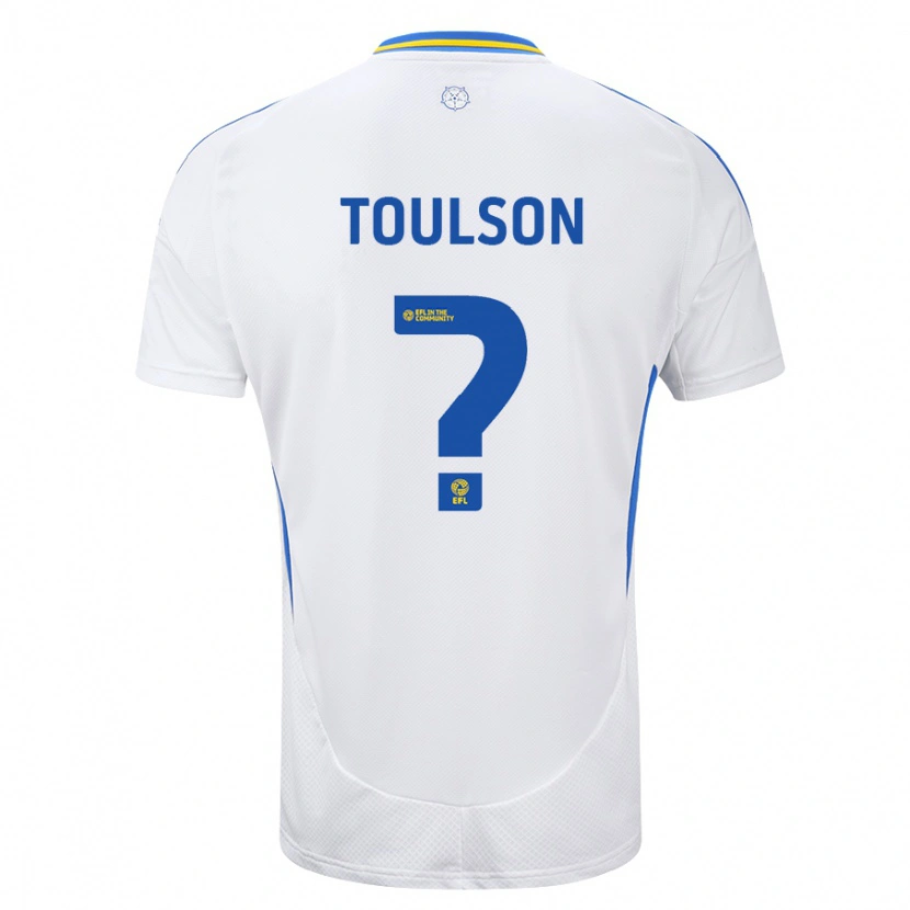 Danxen Men Daniel Toulson #0 White Blue Home Jersey 2024/25 T-Shirt