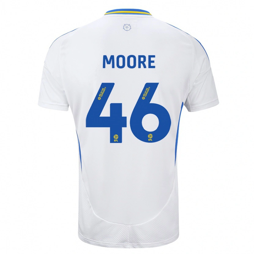 Danxen Men Kris Moore #46 White Blue Home Jersey 2024/25 T-Shirt