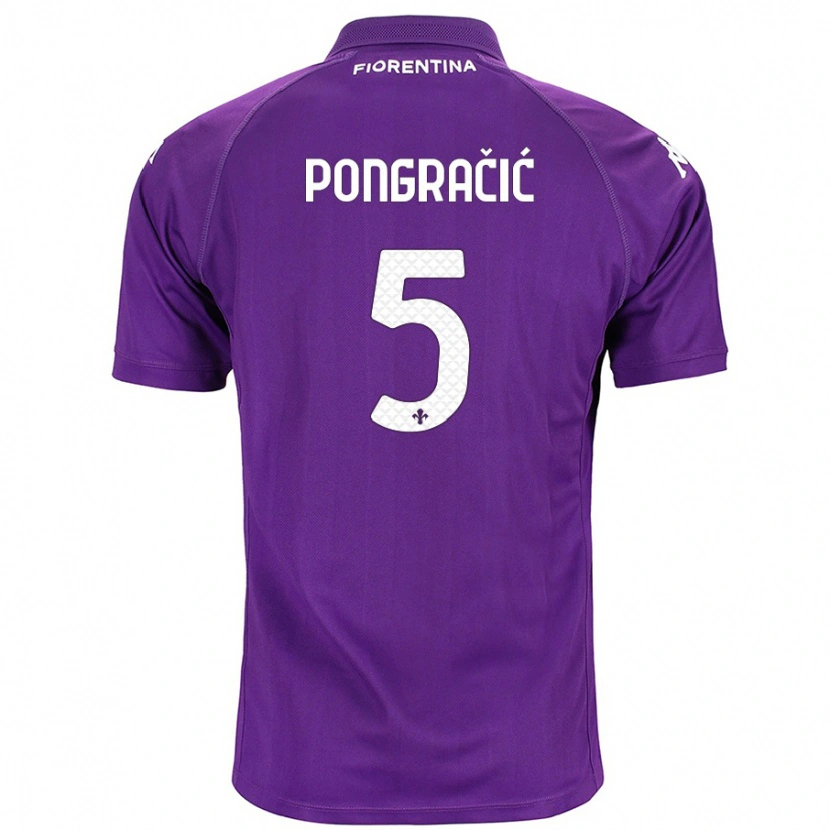 Danxen Men Marin Pongračić #5 Purple Home Jersey 2024/25 T-Shirt