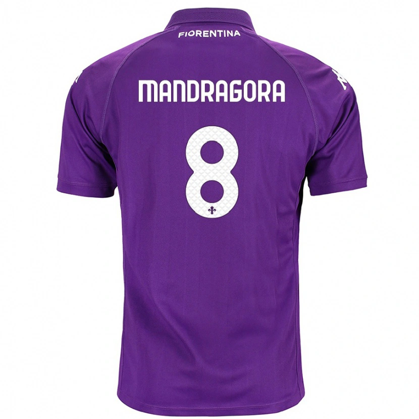 Danxen Men Rolando Mandragora #8 Purple Home Jersey 2024/25 T-Shirt